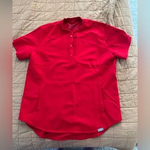 Figs Limited Edition Gidya Winning Red scrub top medium